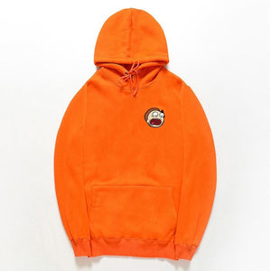 Orange logo Hoodie