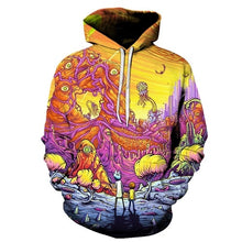 Load image into Gallery viewer, Rick and Morty Text Hoodie